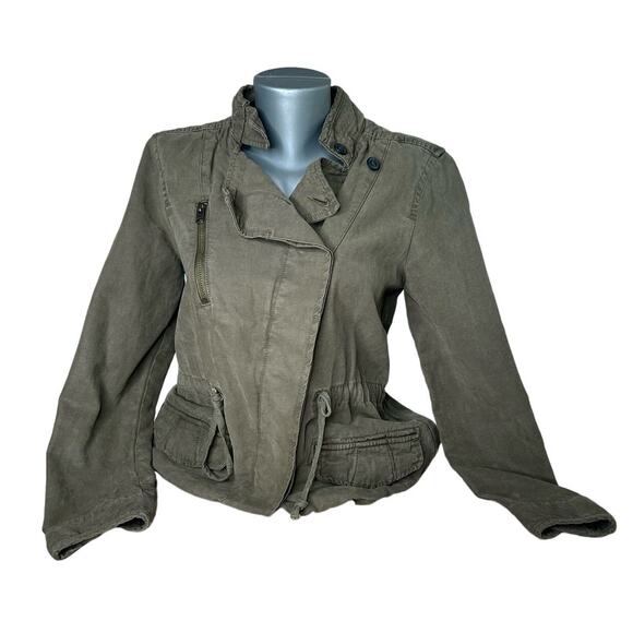 Lucky Brand Jackets & Blazers - Lucky Brand Women's Army Green Olive Utility Jacket Field Size Medium